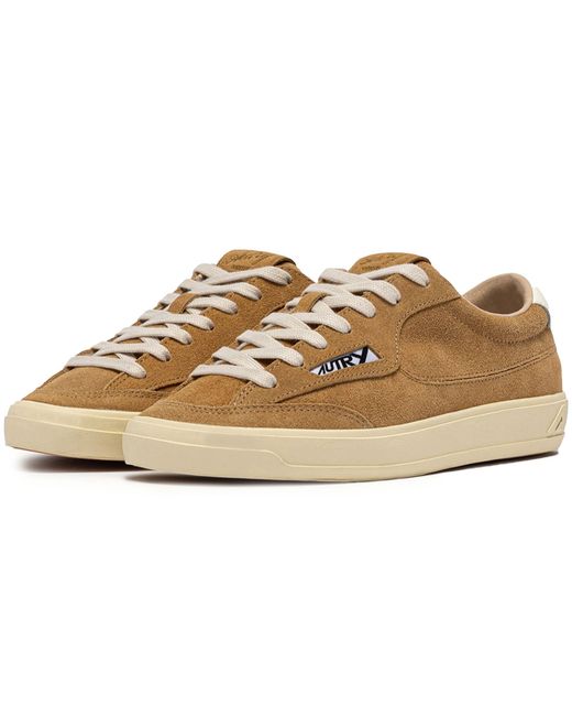 Autry Natural Windscape Low Suede Sneakers for men