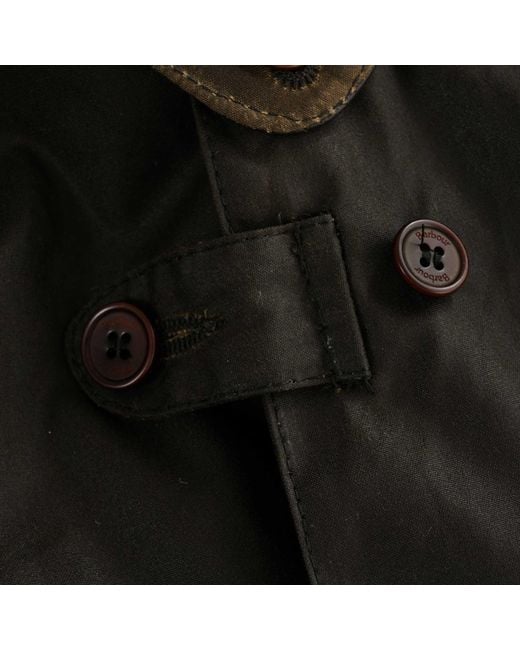 Barbour Black Beacon Sports Wax Jacket for men