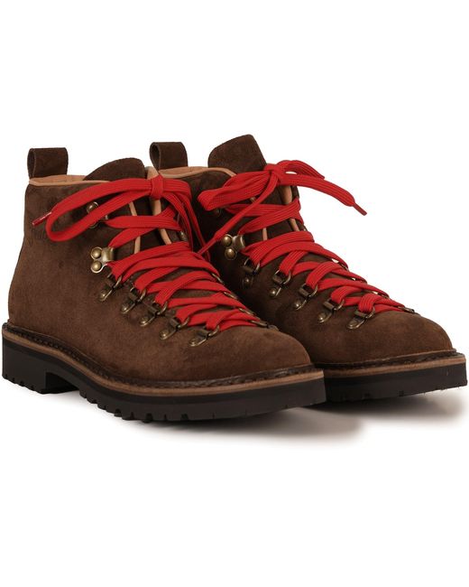Fracap Brown M120 Suede Boots for men