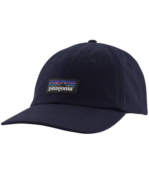 Patagonia Blue P-6 Label Trad Cap for men