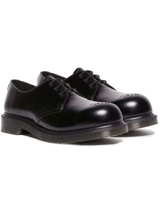 Dr. Martens Black Dr Martens 1461 St Brogue Analine for men