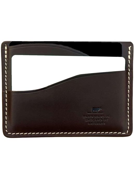 Barnes & Moore Black Drayman Card Holder for men