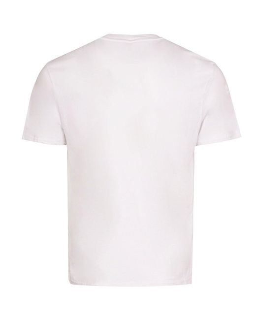 Schott Nyc White 2 Pack Crew Neck T-Shirt for men
