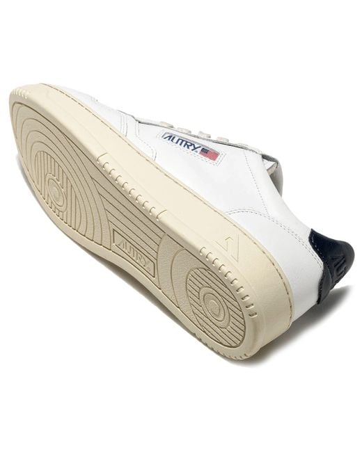 Autry White Action Low Leather for men