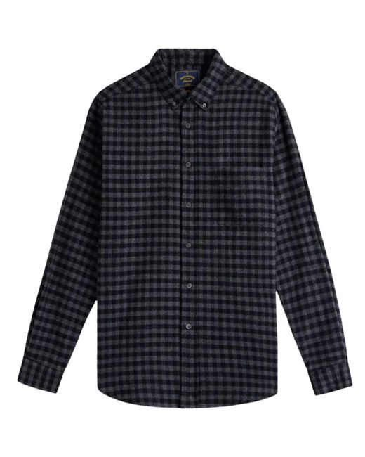 Portuguese Flannel Blue Roca Shirt for men