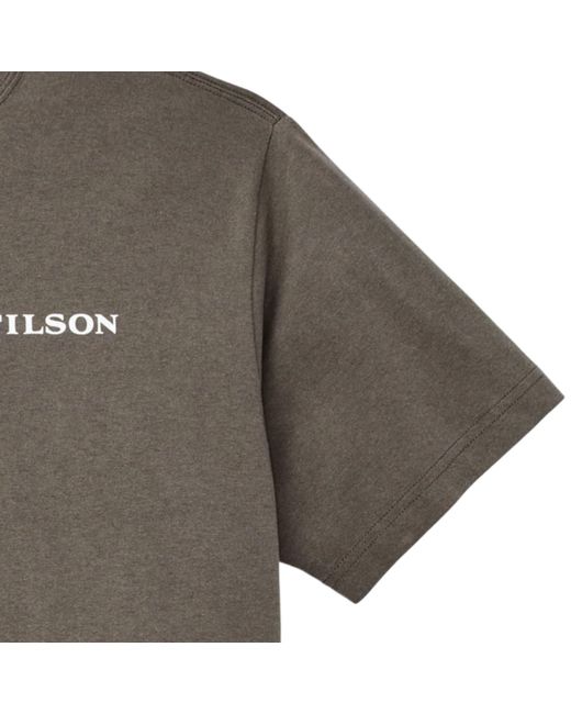 Filson Gray Scenic Graphic T-Shirt for men
