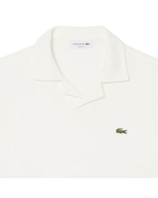 Lacoste White Polo Shirt for men