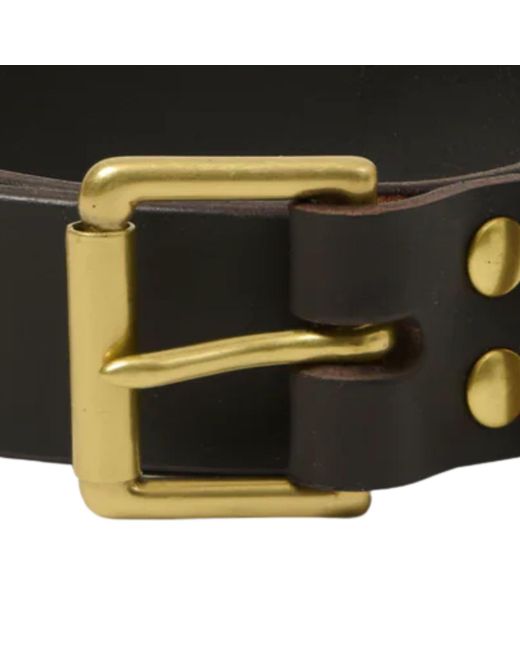 Barnes & Moore Black Roller Belt for men