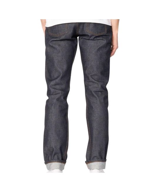 Naked & Famous Black Weird Guy Dia De Los Muertos Selvedge for men