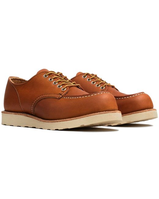 Red Wing Brown Moc Toe Oxford for men