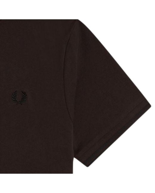 Fred Perry Black Twin Tipped T-Shirt for men