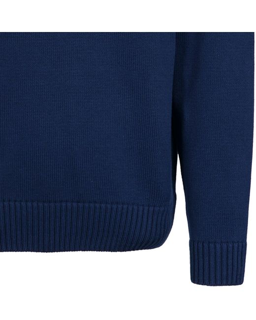Rockport Archive Blue Knitwear Crew Sweater for men