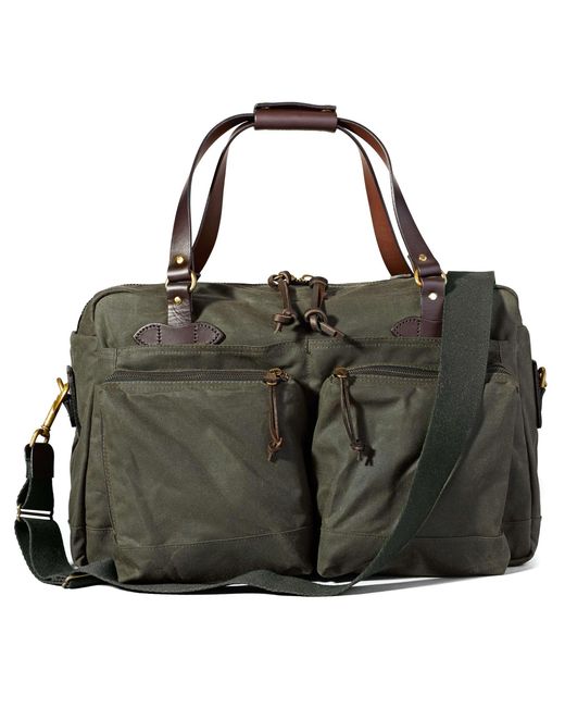 Filson Black 48 Hour Tin Cloth Duffle Bag for men