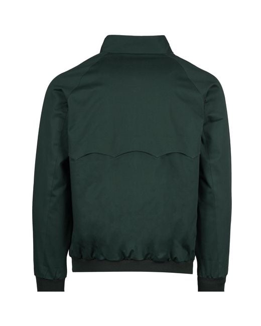 real hoxton Green Harrington Jacket for men