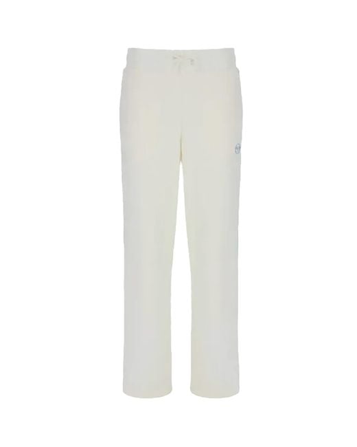 Sergio Tacchini White Betta Tp Track Pants for men
