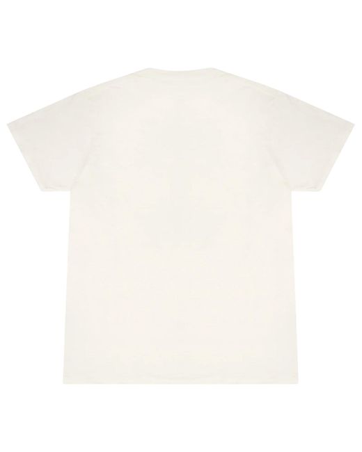 Velva Sheen Natural Rolled Short Sleeve Crew Neck T-Shirt for men