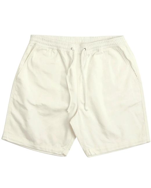 Universal Works Natural Beach Shorts for men
