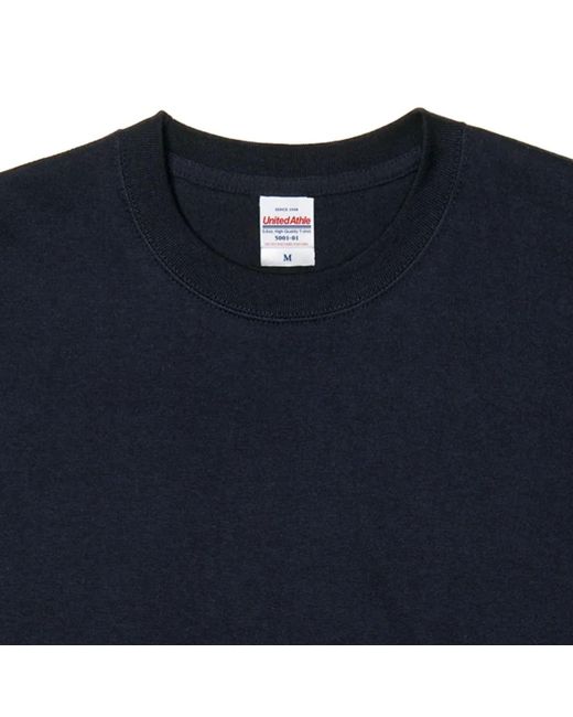 United Athle Blue 5001 Classic Fit 5.6Oz T-Shirt for men