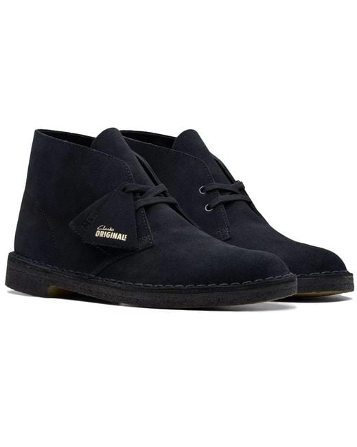 Clarks Blue Desert Boot for men