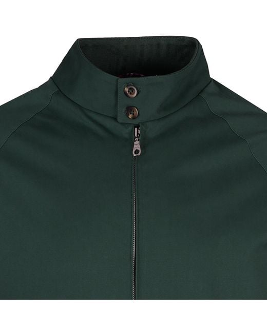real hoxton Green Harrington Jacket for men