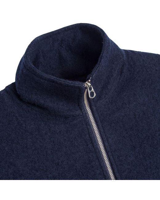 YMC Blue Aaron Zip Jacket for men
