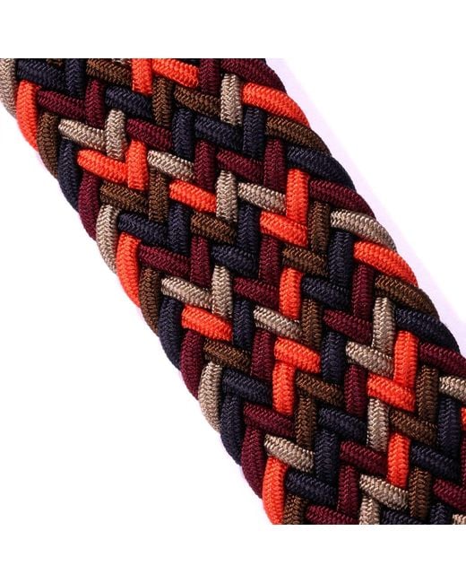 Andersons Red Woven Belt for men