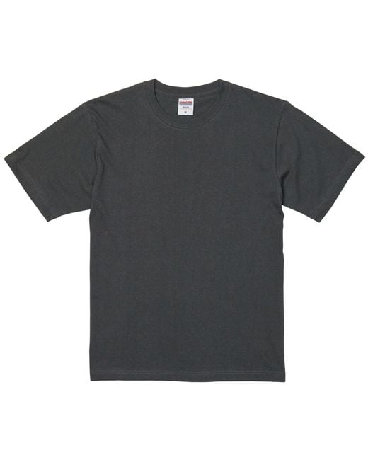United Athle Black Classic Heavyweight 6.2Oz T-Shirt for men