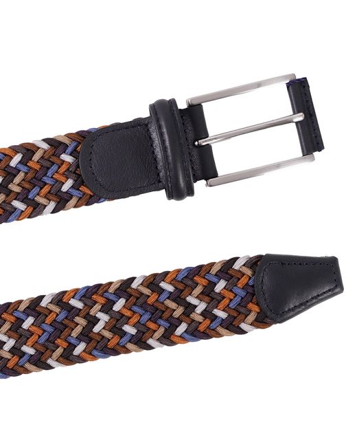 Andersons Black Woven Belt for men