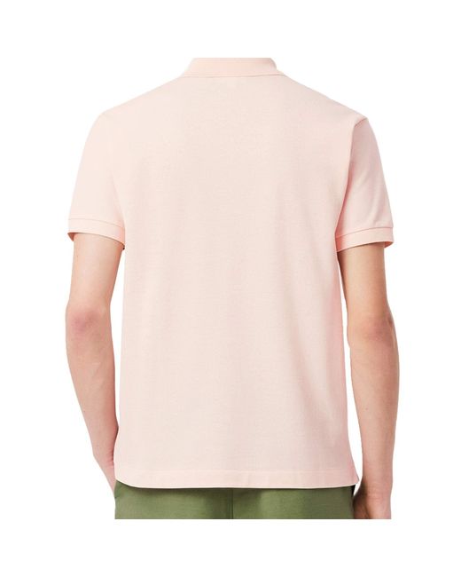 Lacoste Pink Classic Fit L.12.12 Original Polo Shirt for men