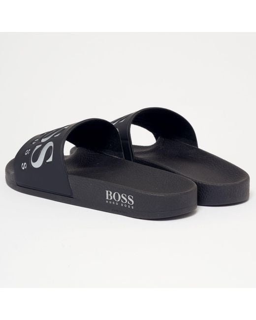 hugo boss men's solar slide sandal