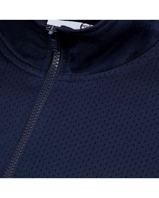Sergio Tacchini Blue Arturo Mesh Track Jacket for men