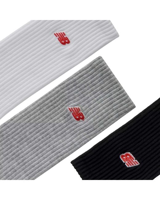 New Balance Blue Patch Logo Crew 3 Pack for men