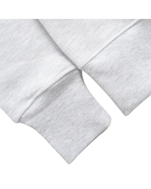 Power Goods White Loopback Crewneck for men