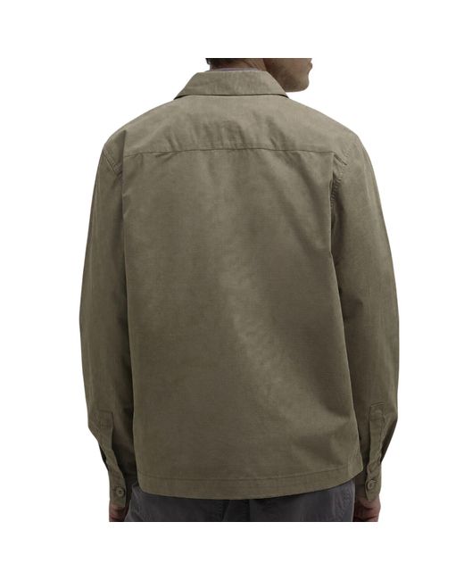 Barbour Green Crail Wax Ripstop Overshirt for men