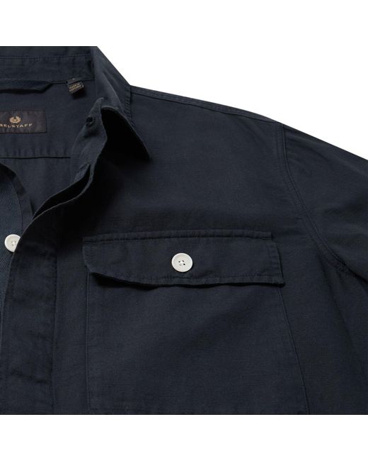 Belstaff Blue Maritime Overshirt for men