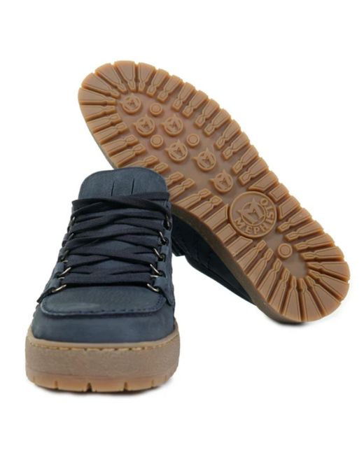 Mephisto Blue Sportbuck Shoes for men