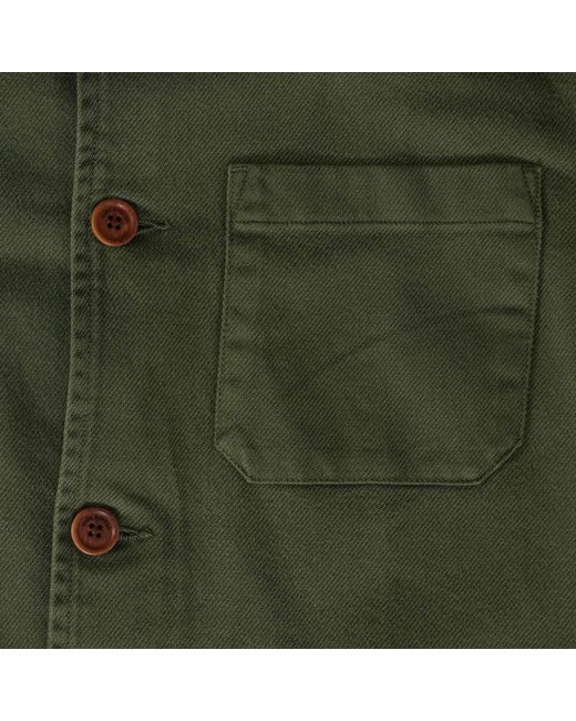 Nudie Jeans Green Barney Worker Jacket for men