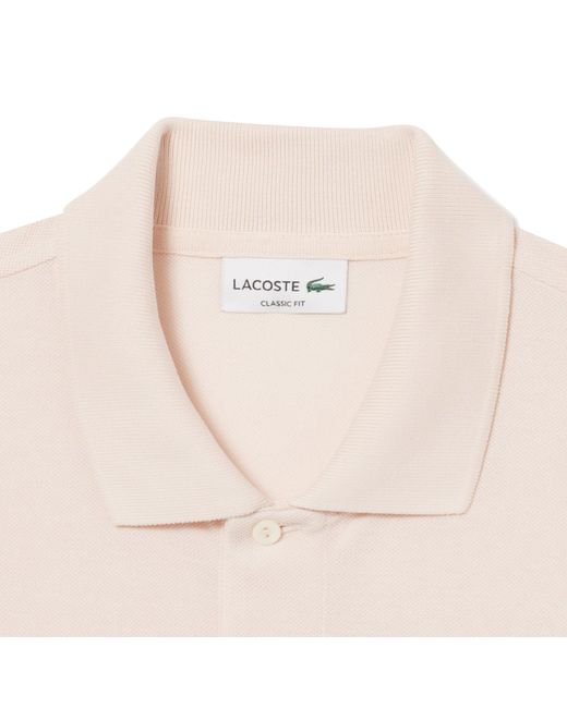 Lacoste Pink Classic Fit L.12.12 Original Polo Shirt for men