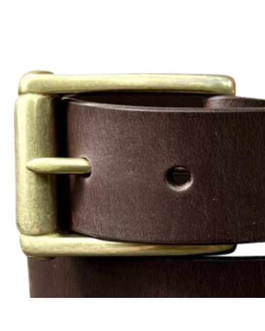 Barnes & Moore Brown Garrison Belt for men