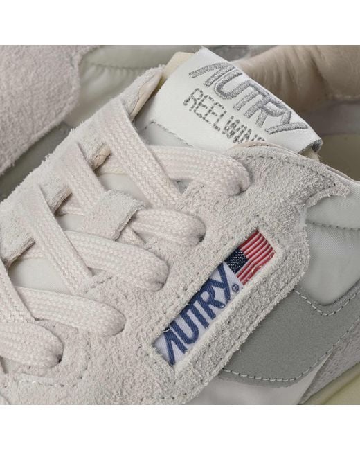 Autry White Reelwind Low Sneaker for men