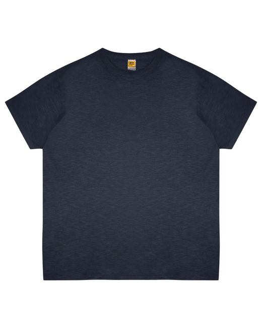 Velva Sheen Yellow Rolled Short Sleeve Crew Neck T-Shirt for men