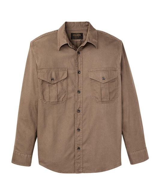 Filson Brown Alaskan Guide Shirt for men