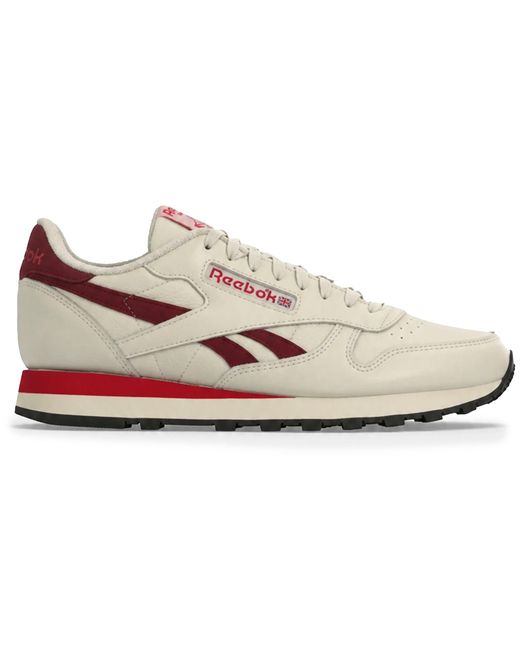 Reebok White Classic Leather Sneakers for men