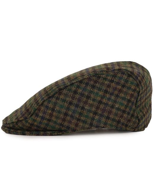 Dents Green Abraham Moon Flat Cap for men