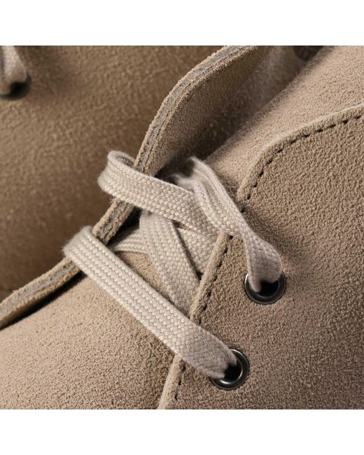 Clarks Gray Desert Boot for men