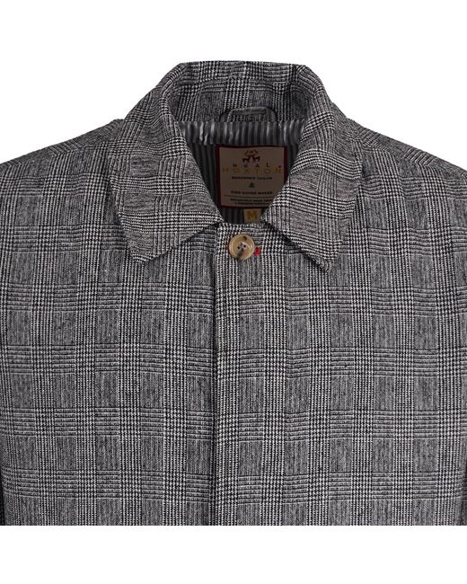 real hoxton Gray Mac Coat for men