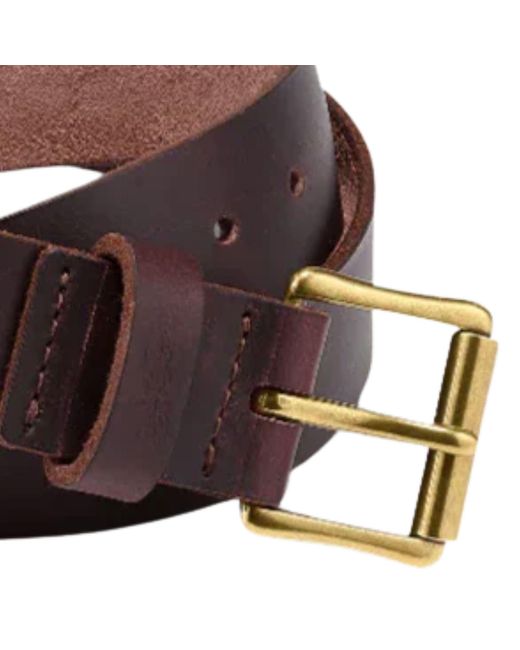 Red Wing Brown Heritage Leather Belt for men