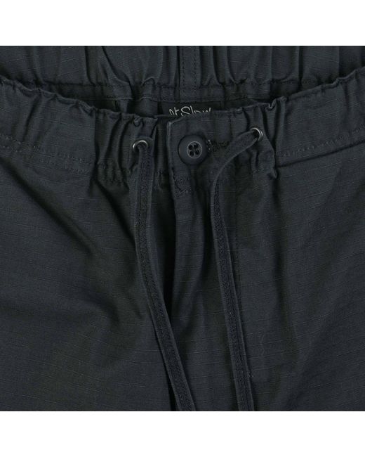 Orslow Blue New Yorker Shorts Cotton Poplin for men