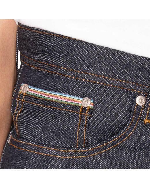 Naked & Famous Black Weird Guy Dia De Los Muertos Selvedge for men