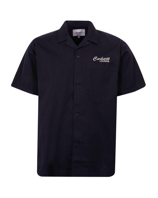 Carhartt WIP Short Sleeve Lounge Shirt - Black for men